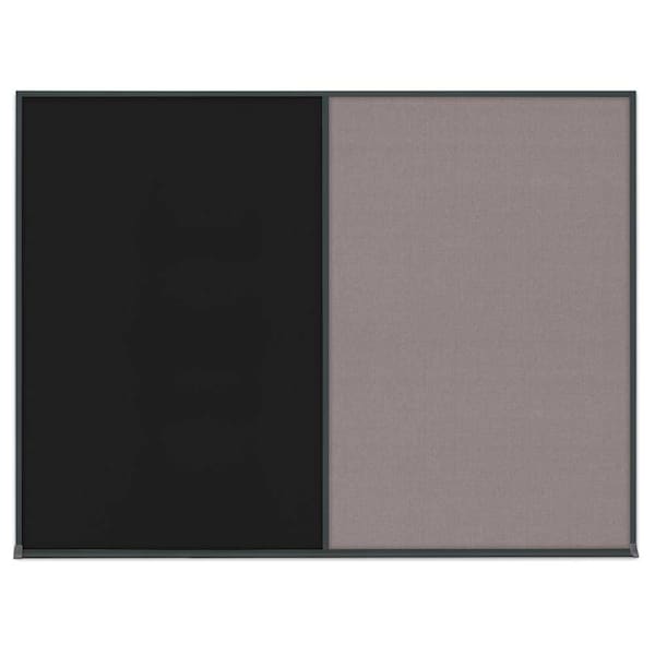 Double Door Radius Corkboard, 42"X32", B